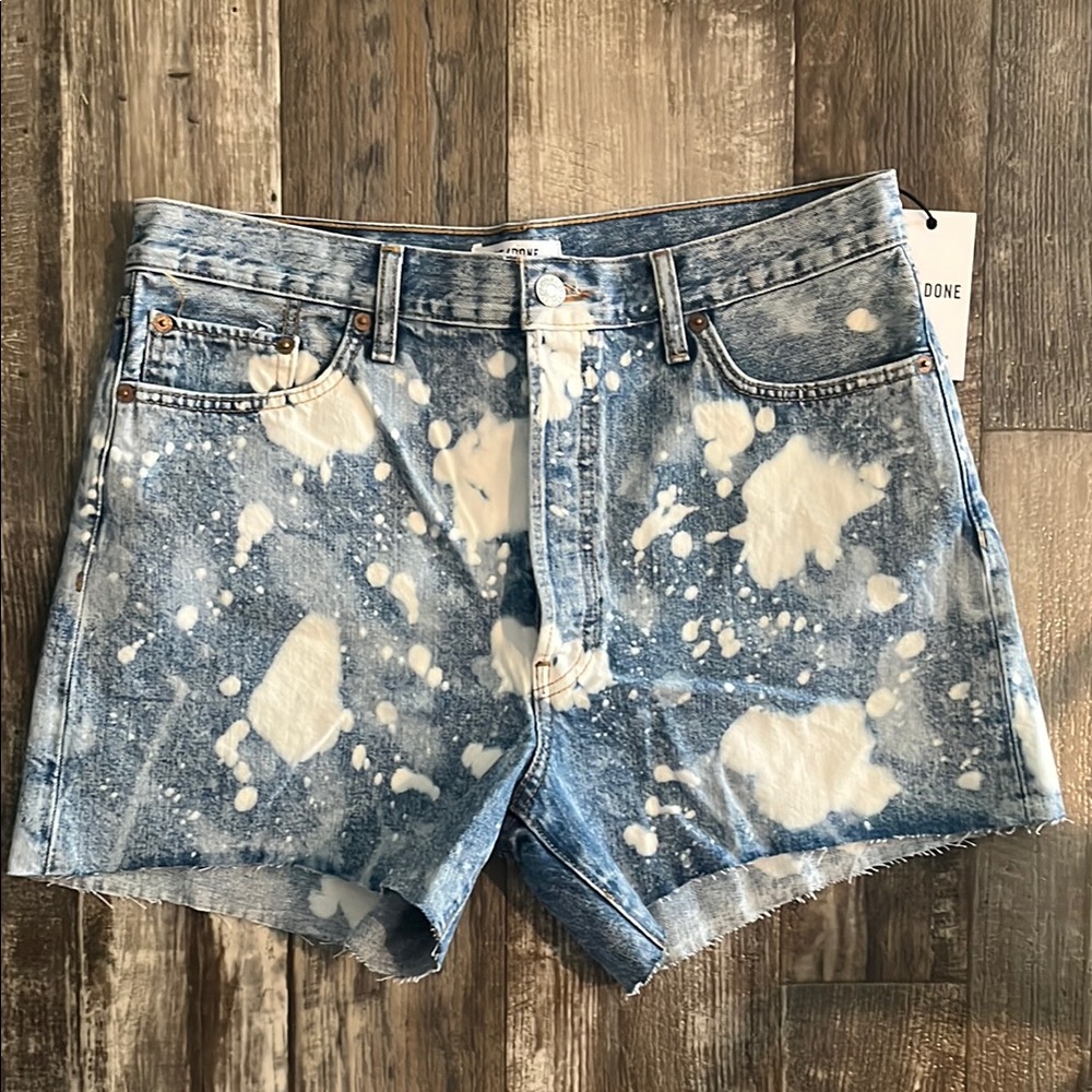 REDONE  high rise  Denim Shorts